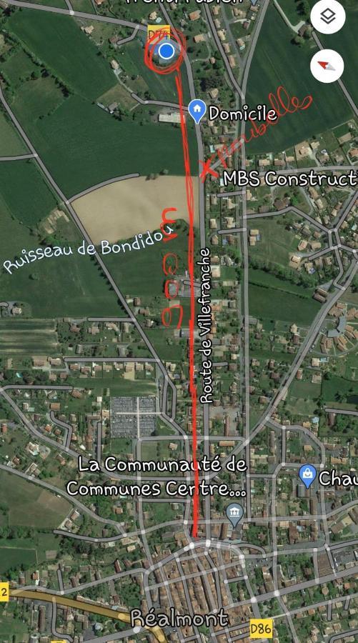 T1 Dans Maison Au Calme Réalmont Zewnętrze zdjęcie